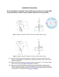 PR INSTL DOCS FL21662 R1 II 170117 INSTALLATION INSTRUCTIONS