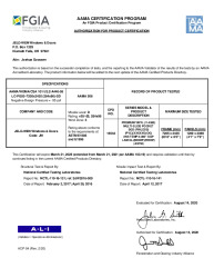 PR CERTIFICATE FL21705 R5 C CAC XXXXXX LC-PG50 284X96 WZ3 NEW