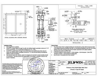 PR Instl Docs FL21705 R3 II PV MTSLDR 2P2T OX WZ3 FBC 72x80 SS 2018-02-08