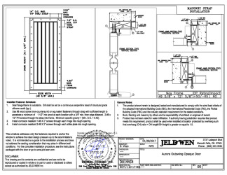 PR INSTL DOCS FL21837 R5 II CUSTOM AURORA FIBERGLASS OS OPQ NI FBC SS 2017-02-09