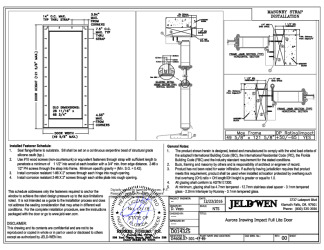 PR INSTL DOCS FL21838 R3 II CUSTOM AURORA FIBERGLASS IS GLZ LMI FBC SS 2017-02-09
