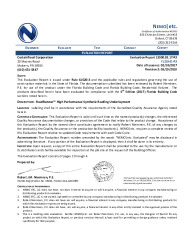 PR Instl Docs FL21841 R3 II 2018 03 FINAL CERTAINTEED ROOFRUNNER FL21841-R3
