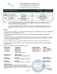PR TECH DOCS FL21852 R4 AE EVAL 21852.20
