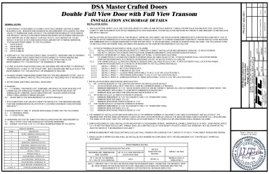 PR Instl Docs FL21873 R2 II DSA0001 RevA ImpactDouble6010DoorXX ss