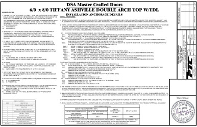 PR Instl Docs FL21873 R1 II DSA0005 Rev0 Asheville-Double-ArchTop-TDL
