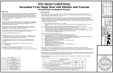 PR Instl Docs FL21873 R1 II DSA0002 Rev0 Alexandria-9Lite-Sidelites-Transom