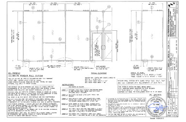 PR Instl Docs FL21875 R1 II SS - ES-WW8832 ALUM WW SYSTEM-2017 DWG W17-09