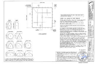PR Instl Docs FL21878 R1 II SS - 200 EXT. GLAZED FW (LMI) -2017 DWG W15-54