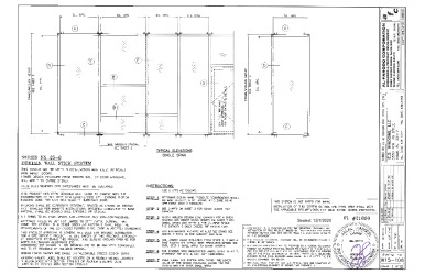PR Instl Docs FL21890 R3 II SS - Series NS 25-8 Curtain Wall Stick System (NI)-DWG W15-106 2020