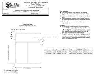 PR INSTL DOCS FL21965 R3 II 429-H-519.24-.25 C-DGP NAIL FIN INSTALLATION INSTRUCTIONS