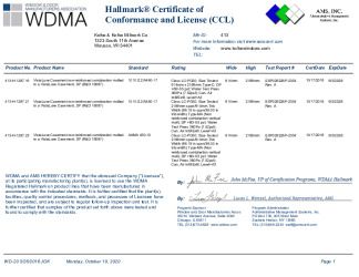 PR CERTIFICATE FL22001 R6 C CAC CCL 18087