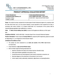 PR TECH DOCS FL22011 R1 AE EVALUATION REPORT FBC 2020 - SS