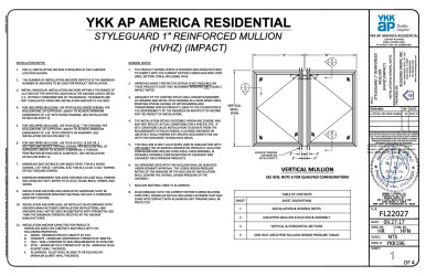 PR Instl Docs FL22027 R3 II YKK196 SS 2020-09-18