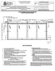 PR Instl Docs FL22040 R1 II Clad Lift and Slide WDMA Installation Instruction 6096 OXXO 429-H-559.8.10