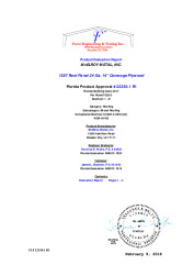 PR Instl Docs FL22330 R3 II 138T Roof Panel over Plywood NON HVHZ Secured
