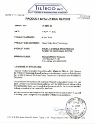 PR TECH DOCS FL23184 R1 AE TECHNICAL GLASS PRODUCTS PER DRWG. 20-257