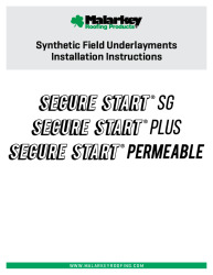 PR INSTL DOCS FL23186 R3 II SECURE START FIELD-UNDERLAYMENTS INSTALLATION INSTRUCTIONS 09-20 (002)