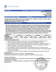 PR TECH DOCS FL23225 R3 AE FL 23157 PAC-CLAD SOFFIT 0.40 ALUM  12IN OVER 16GA-BINDER COMPLETE