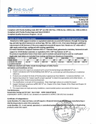 PR Instl Docs FL23225 R3 II FL 23157 PAC-CLAD STEEL SOFFIT 12IN    X 24GA-BINDER COMPLETE