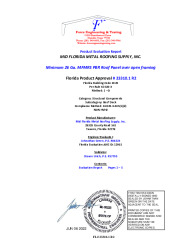 PR Instl Docs FL23310 R2 II 23310 26 Ga. MFMRS PBR Panel Structural Roof sealed