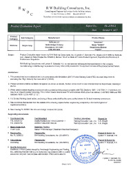 PR TECH DOCS FL23505 R0 AE EVAL 23505.2