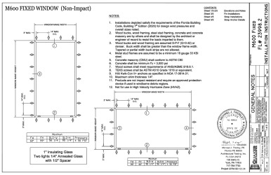 PR Instl Docs FL23998 R7 II m600 fixed drawings 23998 4OCT20 MJT Sealed