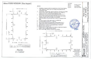 PR Instl Docs FL23998 R3 II M600 Fixed Window FL23998.2 Sealed