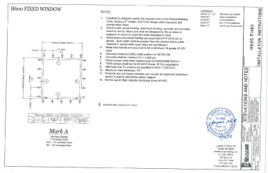 PR INSTL DOCS FL23998 R5 II H600  FIXED INSTALLATION DRAWINGS R1 06NOV18 SEALED