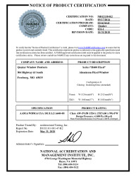 PR CERTIFICATE FL23998 R6 C CAC NI012138-R2