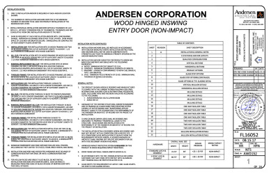 PR Instl Docs FL24175 R0 II AWD152 SS 2017-10-20