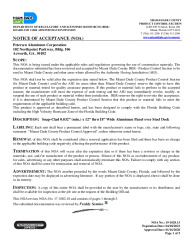 PR TECH DOCS FL24423 R2 AE 19-1028.13 SNAP-CLAD PANEL .032 ALUMINUM OVER STEEL DECK