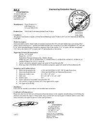 PR TECH DOCS FL24436 R0 AE 3350 FEMA-FX FX  EVALUATION REPORT