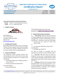 PR Instl Docs FL24508 R1 II 11033-002Rev3CertificationReport