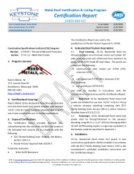 PR Instl Docs FL24508 R2 II 11033-010-CertificationReport