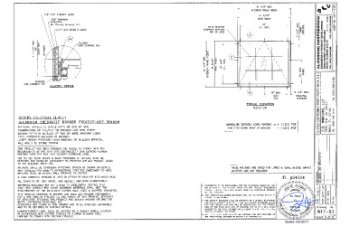 PR Instl Docs FL24524 R0 II SS-ES-P7531 ALUM. THERMALLY BROKEN PROJECT-OUT W(LMI)-2017 DWG W17-93