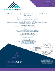 PR TECH DOCS FL25621 R2 AE 032 TOPMAX PLYWOOD HVHZ