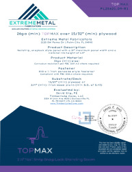 PR TECH DOCS FL25621 R1 AE 26GA TOPMAX 19IN PLYWOOD