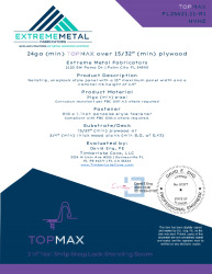PR TECH DOCS FL25621 R1 AE 24GA TOPMAX PLYWOOD HVHZ