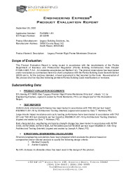 PR TECH DOCS FL25658 R1 AE  EVAL