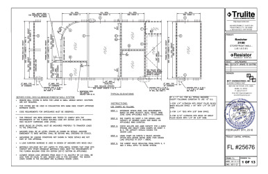 PR INSTL DOCS FL25676 R0 II RESISTOR 3100 STOREFRONT WALL-LMI (MCYENG AD11-21) 01-17-18 SS