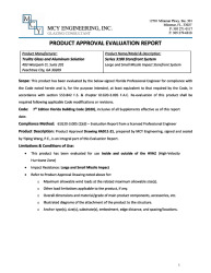 PR TECH DOCS FL25676 R1 AE EVALUATION REPORT - 3100 STOREFRONT - SS
