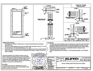 PR INSTL DOCS FL25952 R1 II AURORA FG FL FX IS NI FBC 48X120 SS 2018-02-05