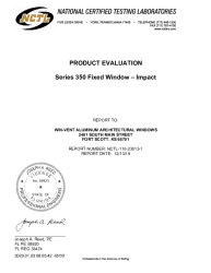 PR TECH DOCS FL26033 R4 AE 350 SERIES FIXED IMPACT EVALUATION REPORT