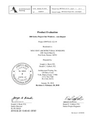 PR TECH DOCS FL26037 R4 AE 800 SERIES PROJECT OUT NON-IMPACT EVALUATION REPORT R1