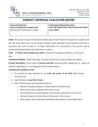 PR TECH DOCS FL26360 R0 AE EVALUATION REPORT