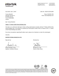 PR TECH DOCS FL26367 R2 AE 2020-07-22 INTERTAPE 104357523COQ-009 LETTER