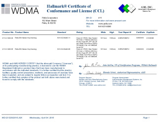 PR CERTIFICATE FL26534 R0 C CAC CCL 1492-4-5 ESP027058P.2