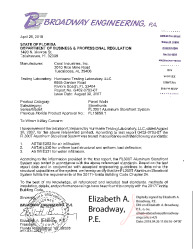 PR TECH DOCS FL26541 R2 AE FL300T CERTIFICATION LETTER