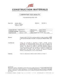 PR Instl Docs FL26581 R1 II United FGUR 20 GGI-207-02-01 ASTM D266 T2