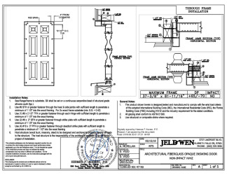 PR Instl Docs FL26840 R9 II ARCH FG OPQ IS NI HVHZ FBC 37x82 SS 2018-05-17